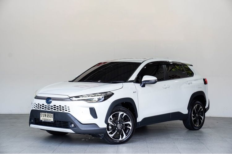 Toyota Corolla Cross 2024 1.8 Hybrid Premium Utility-car ปลั๊กอินไฮบริด (PHEV) ไม่ติดแก๊ส เกียร์อัตโนมัติ ขาว รูปที่ 4