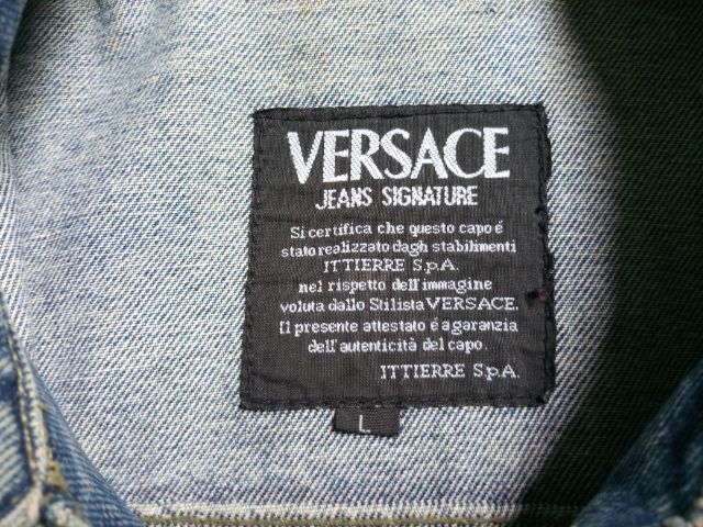 Versace signature denim jacket  รูปที่ 5