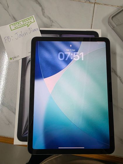 Apple iPad Air7 (M3) WiFi ขนาด 128 GB ครบกล่อง ไร้รอย ประกันยาว