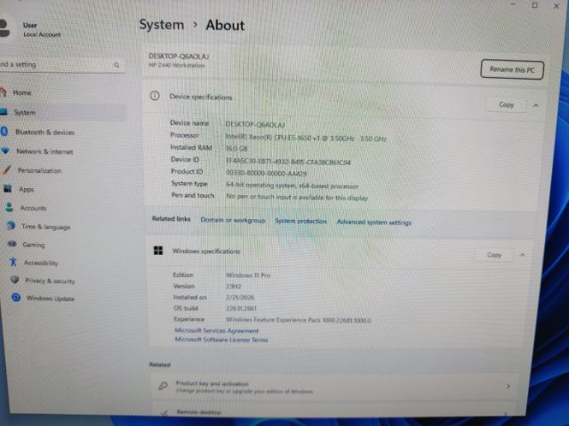 HP Z440 workstation  รูปที่ 2