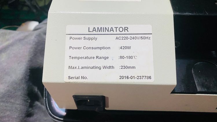 เครื่องเคลือบบัตร AS-330e ชำระปลายทางได้ รูปที่ 4