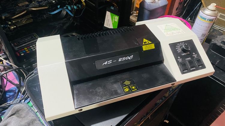 เครื่องเคลือบบัตร AS-330e ชำระปลายทางได้