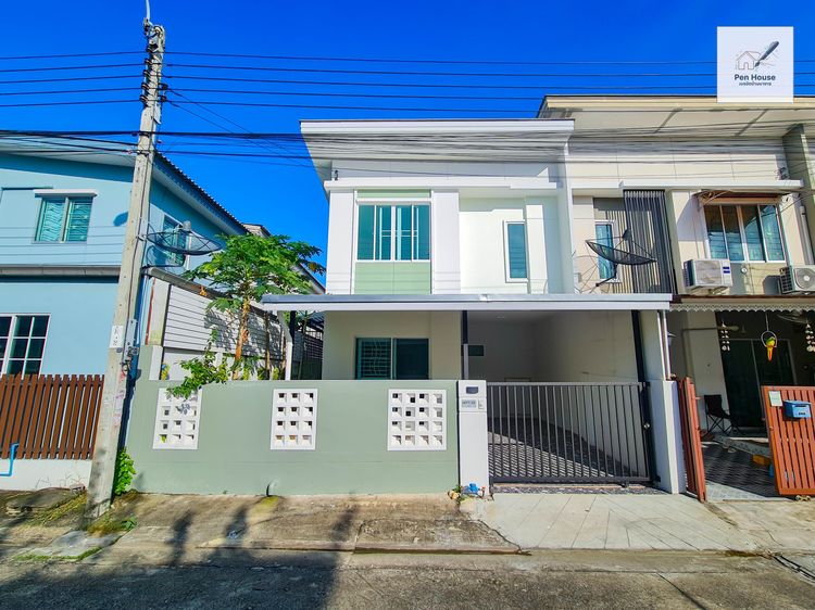 ขาย ทาวน์เฮ้าส์ 2ชั้น หลังมุม 3ห้องนอน มบ.พฤกษาวิลล์62 .1 มีนบุรี พื้นที่ใช้สอยจัดเต็ม พร้อมอยู่