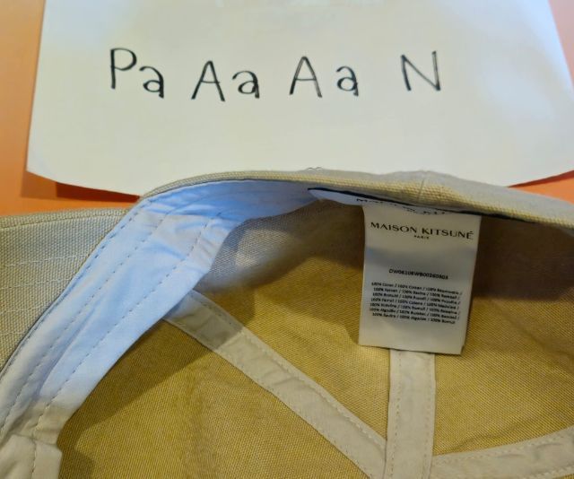 Maison Kitsune หมวก​ Babyfox  รูปที่ 5