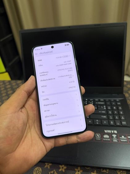 Oppo Reno 14F 5G Green 12GB Rom 256GB ดูหนังฟังเพลงโซเชียลสบายมาก กล้องสวยย ครับ รูปที่ 5
