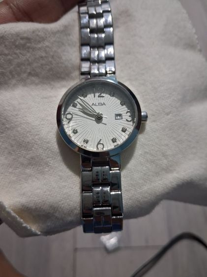 เงิน นาฬิกาข้อมือสายสแตนเลส Alba