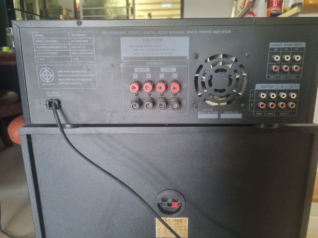 amp ลำโพง Macrock ไมค์ sure