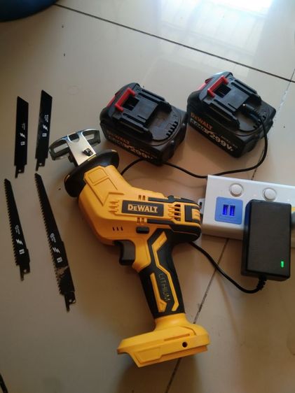 เลื่อยชักdewalt ไร้สาย อุปกรณ์ครบ แบต2ก้อนพร้อที่ชาร์จ รูปที่ 3