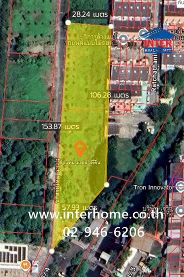 ที่ดินเปล่า 2 ไร่ 114 ตร.ว. ที่ดินเปล่า ใกล้ฟู้ดแลนด์ สายไหม ซอยสายไหม43-4 ถนนสายไหม ถนนสายไหม43-4 เขตสายไหม กรุงเทพมหานคร