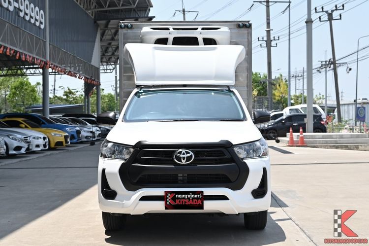 Toyota Hilux Revo 2023 2.4 Entry Pickup ดีเซล ไม่ติดแก๊ส เกียร์ธรรมดา ขาว รูปที่ 2