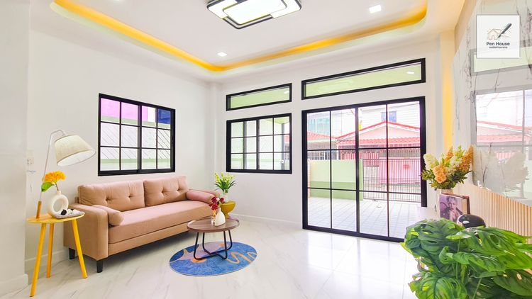 มีบางส่วน ขาย บ้านเดี่ยว 2ชั้น ย่านหนองจอก รีโนเวทใหม่ แถมเฟอร์ฯจัดเต็ม มบ.อมรทรัพย์ ถ.อยู่วิทยา16 หนองจอก สุวินทวงศ์ พร้อมอยู่ รูปที่ 2