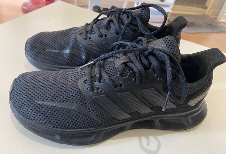 ดำ Adidas running Unisex รองเท้าวิ่ง แท้พร้อมกล่อง