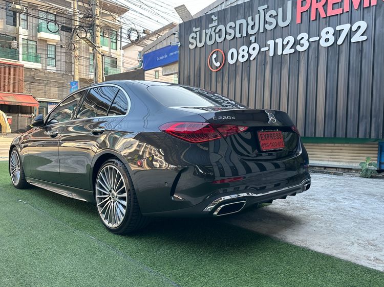 Mercedes-Benz C-Class 2023 C220 Sedan ดีเซล ไม่ติดแก๊ส เกียร์อัตโนมัติ เทา รูปที่ 3