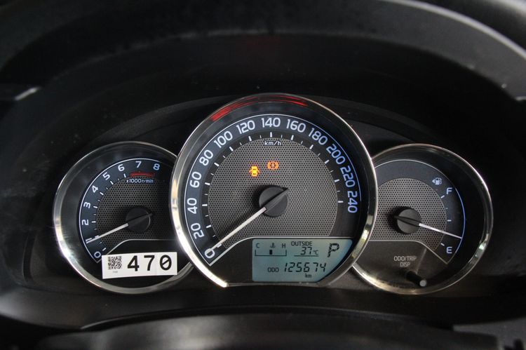 Toyota Altis 2015 1.6 G Sedan เบนซิน ไม่ติดแก๊ส เกียร์อัตโนมัติ ดำ รูปที่ 4