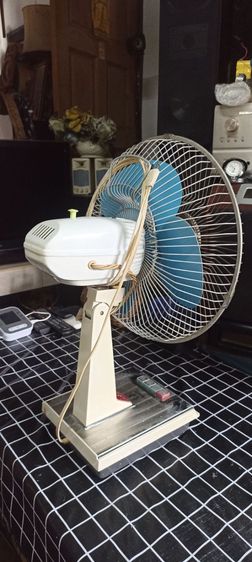พัดลมโบราณวินเทจ  มิตซูบิชิ 14 นิ้ว  สภาพนางฟ้า  สมบูรณ์ทุกอย่าง  รูปที่ 5