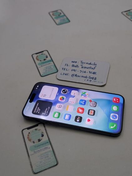 256 GB ขาย เทิร์น iPhone 15 Pro Max 256 Blue ศูนย์ไทย มีตัวเครื่องอย่างเดียว ไม่มีอุปกรณ์อื่น ประกันเหลือ สุขภาพแบต 89 เพียง 22,990 บาท ครับ 