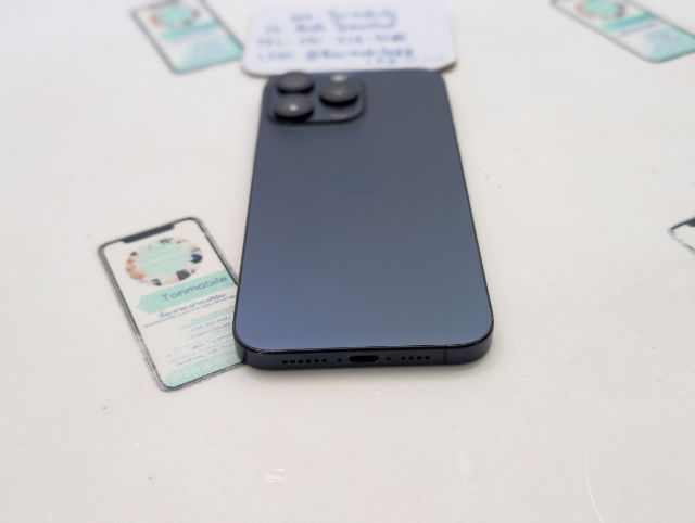 ขาย เทิร์น iPhone 15 Pro Max 256 Blue ศูนย์ไทย มีตัวเครื่องอย่างเดียว ไม่มีอุปกรณ์อื่น ประกันเหลือ สุขภาพแบต 89 เพียง 22,990 บาท ครับ  รูปที่ 5