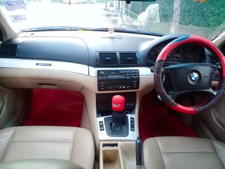 BMW Series 3 2003 318i Sedan เบนซิน ไม่ติดแก๊ส เกียร์อัตโนมัติ ดำ รูปที่ 4