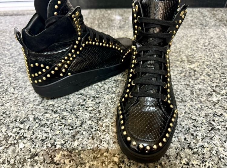 Dsquared2 High Top Black Gold เบอร์40