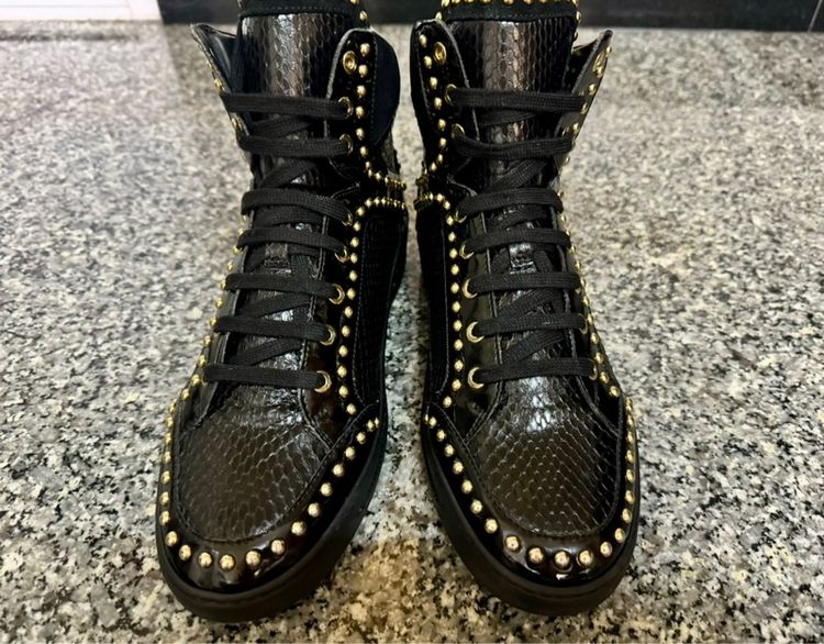 Dsquared2 High Top Black Gold เบอร์40 รูปที่ 3