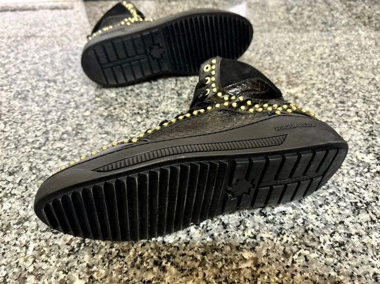 Dsquared2 High Top Black Gold เบอร์40 รูปที่ 7