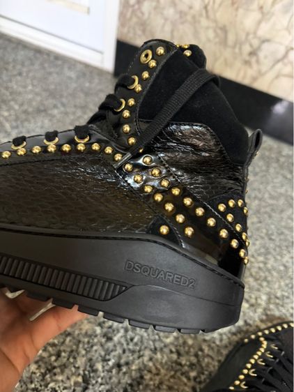 Dsquared2 High Top Black Gold เบอร์40 รูปที่ 5