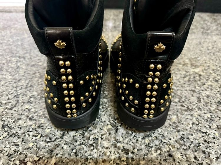 Dsquared2 High Top Black Gold เบอร์40 รูปที่ 4
