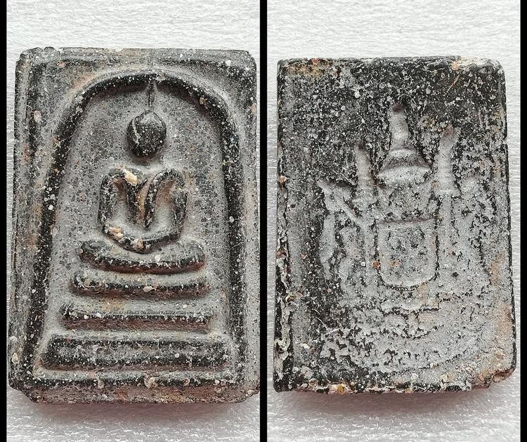 สมเด็จหลังตราแผ่นดิน เกศไชโย วัดชลอ รูปที่ 4