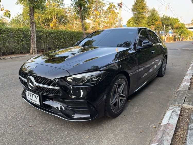 Mercedes-Benz C-Class 2023 C220 Sedan ดีเซล เกียร์อัตโนมัติ ดำ รูปที่ 4