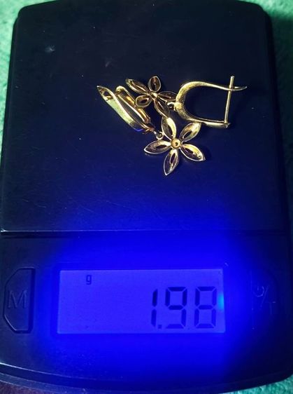 ต่างหูเพชรแท้ทอง 10k รูปที่ 3