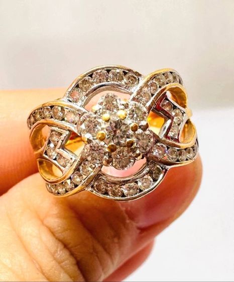 แหวนเพชรแท้ทอง 90 รูปที่ 4