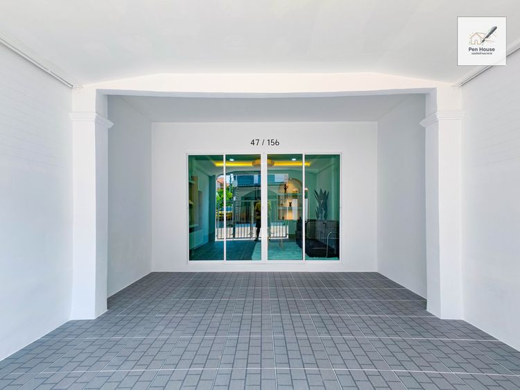 มีบางส่วน ขายทาวน์เฮ้าส์ 2 ชั้น หมู่บ้านวรางกูล เลียบคลองสอง ย่านคู้บอนใกล้แฟชั่นไอส์แลนด์ BTS สายสีชมพู รูปที่ 2