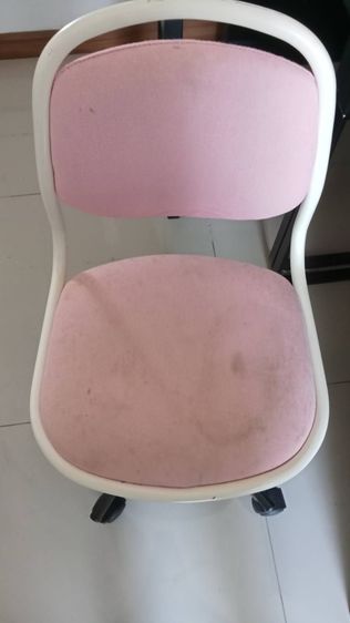 💕 เก้าอี้ล้อเลื่อนสีชมพู น่ารัก นั่งสบาย