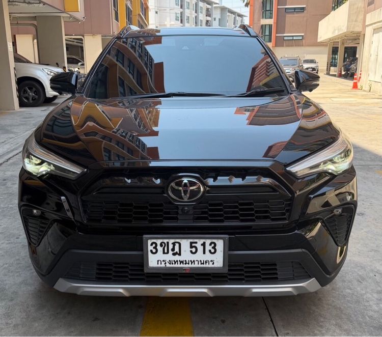 รถ Toyota Corolla Cross 1.8 HEV GR Sport สี ดำ