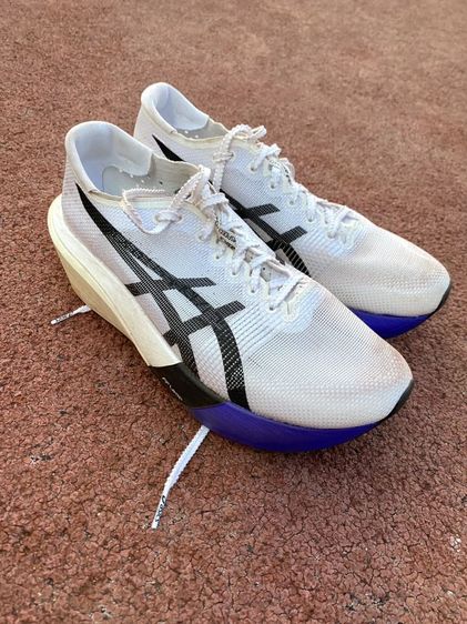 Asics Meta speed Tokyo 40.5 255cm. ขาวน้ำเงิน รูปที่ 4