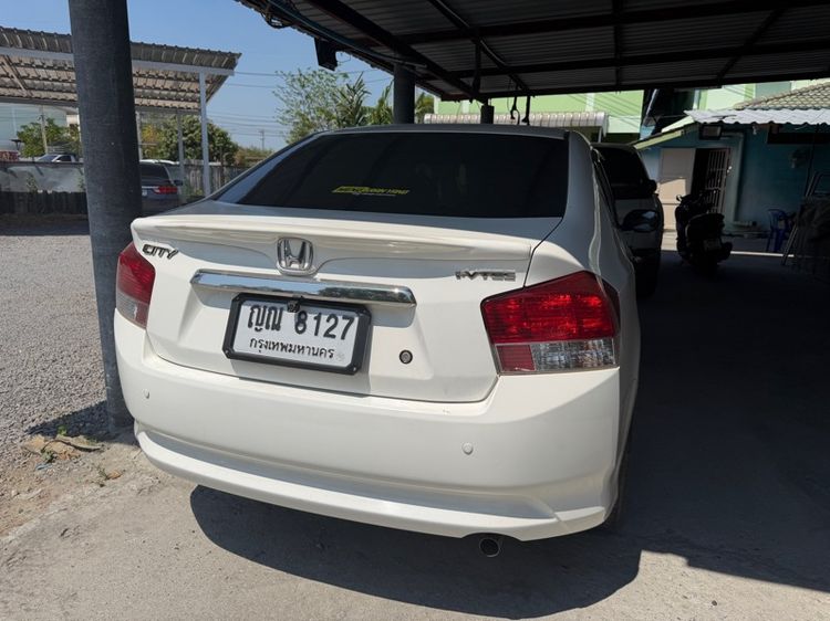 Honda City 2010 1.5 S Sedan เบนซิน ไม่ติดแก๊ส เกียร์อัตโนมัติ ขาว รูปที่ 4