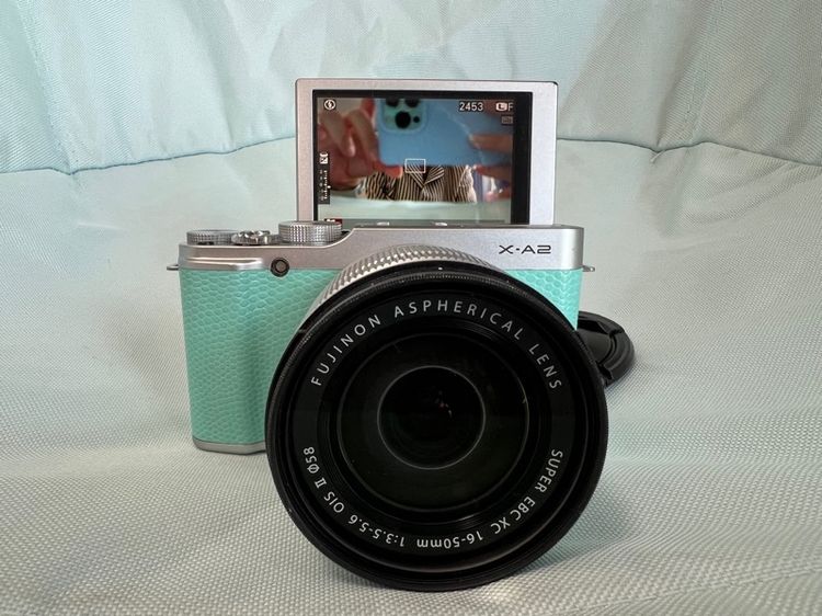 Fujifilm X-A2 สีเขียวมิ้น