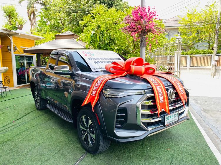 MG Extender 2022 2.0 Grand X Pickup ดีเซล ไม่ติดแก๊ส เกียร์ธรรมดา เทา รูปที่ 3
