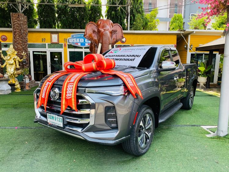 MG Extender 2022 2.0 Grand X Pickup ดีเซล ไม่ติดแก๊ส เกียร์ธรรมดา เทา รูปที่ 2