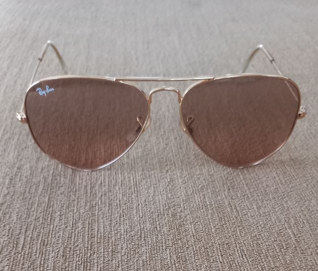 Rayban AVIATOR LARGE METAL RB3025 001 3E แว่นตากันแดดเรย์แบน ของแท้ มือสอง สภาพนางฟ้า