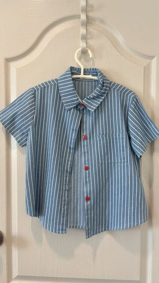 แขนสั้น อื่นๆ เสื้อเชิ้ตและเสื้อผู้หญิง อื่นๆ เสื้อผ้าแฟชั่นฟรีไซส์