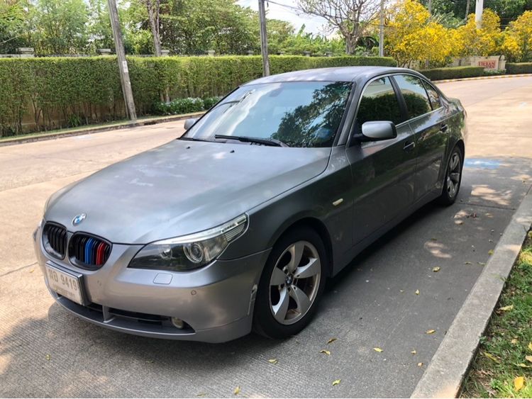 BMW Series 5 2007 520d Sedan ดีเซล ไม่ติดแก๊ส เกียร์อัตโนมัติ เทา รูปที่ 2