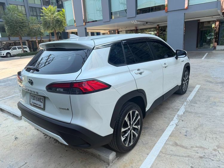 Toyota Corolla Cross 2020 1.8 Hybrid Premium Sedan ไฮบริด ไม่ติดแก๊ส เกียร์อัตโนมัติ ขาว รูปที่ 3