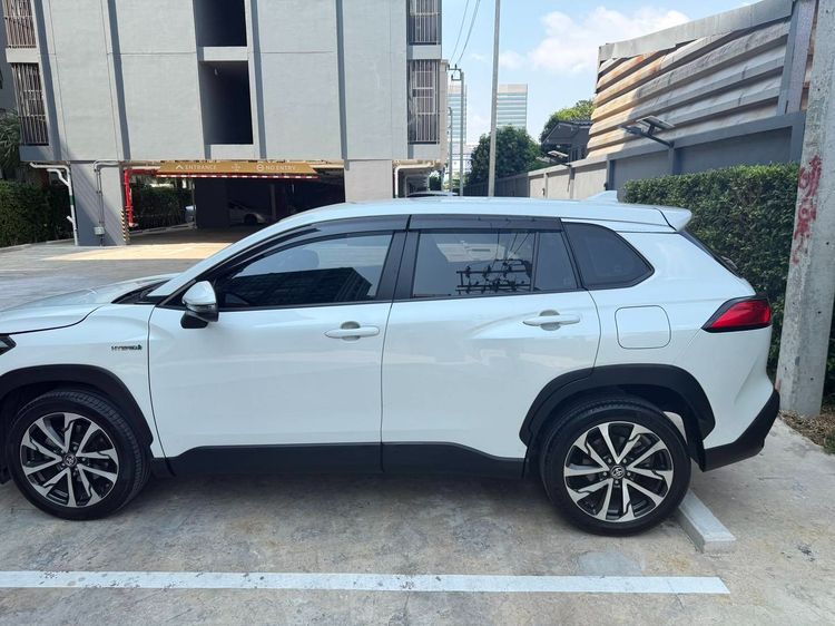 Toyota Corolla Cross 2020 1.8 Hybrid Premium Sedan ไฮบริด ไม่ติดแก๊ส เกียร์อัตโนมัติ ขาว รูปที่ 4