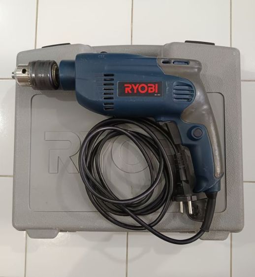สว่านกระแทก มือสอง ใช้งานได้ดี ใช้งานได้ปกติ ยี่ห้อ RYOBI แบรนด์ญี่ปุ่น รับประกันของแท้ รุ่น PD 196VR ขนาด13mm  รูปที่ 7
