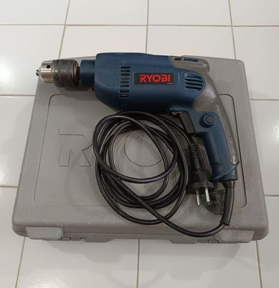 สว่านกระแทก มือสอง ใช้งานได้ดี ใช้งานได้ปกติ ยี่ห้อ RYOBI แบรนด์ญี่ปุ่น รับประกันของแท้ รุ่น PD 196VR ขนาด13mm  รูปที่ 8