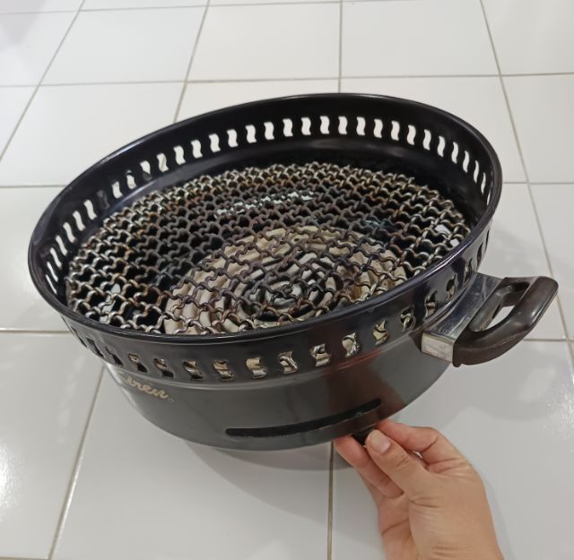 สินค้าดีมาก เตาปิ้งย่าง ยี่ห้อท็อปสุด วัสดุเป็นเหล็กอย่างดี เตาหมูกระทะ  มือสอง ขายของที่บ้านสภาพดี  แบรนด์ KIREN (จากกระทะ) มือ รูปที่ 4