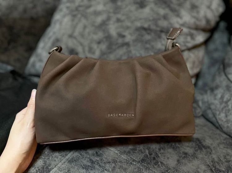 Caseharden Dumpling Bag Suede Collection  สี Espresso   รูปที่ 2