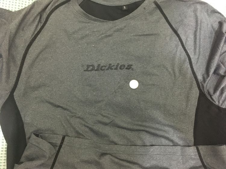 เสื้อคอกลม แบรนด์ Dickies สีเทาแถบดำ รูปที่ 11