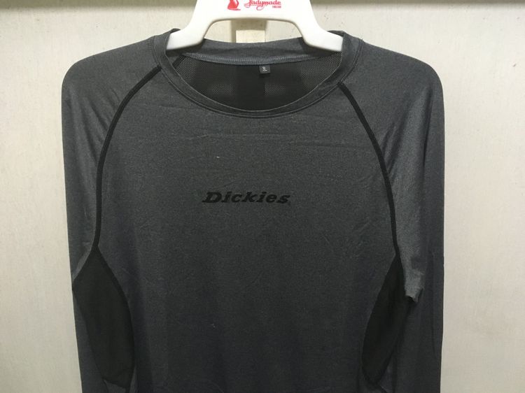 เสื้อคอกลม แบรนด์ Dickies สีเทาแถบดำ รูปที่ 3